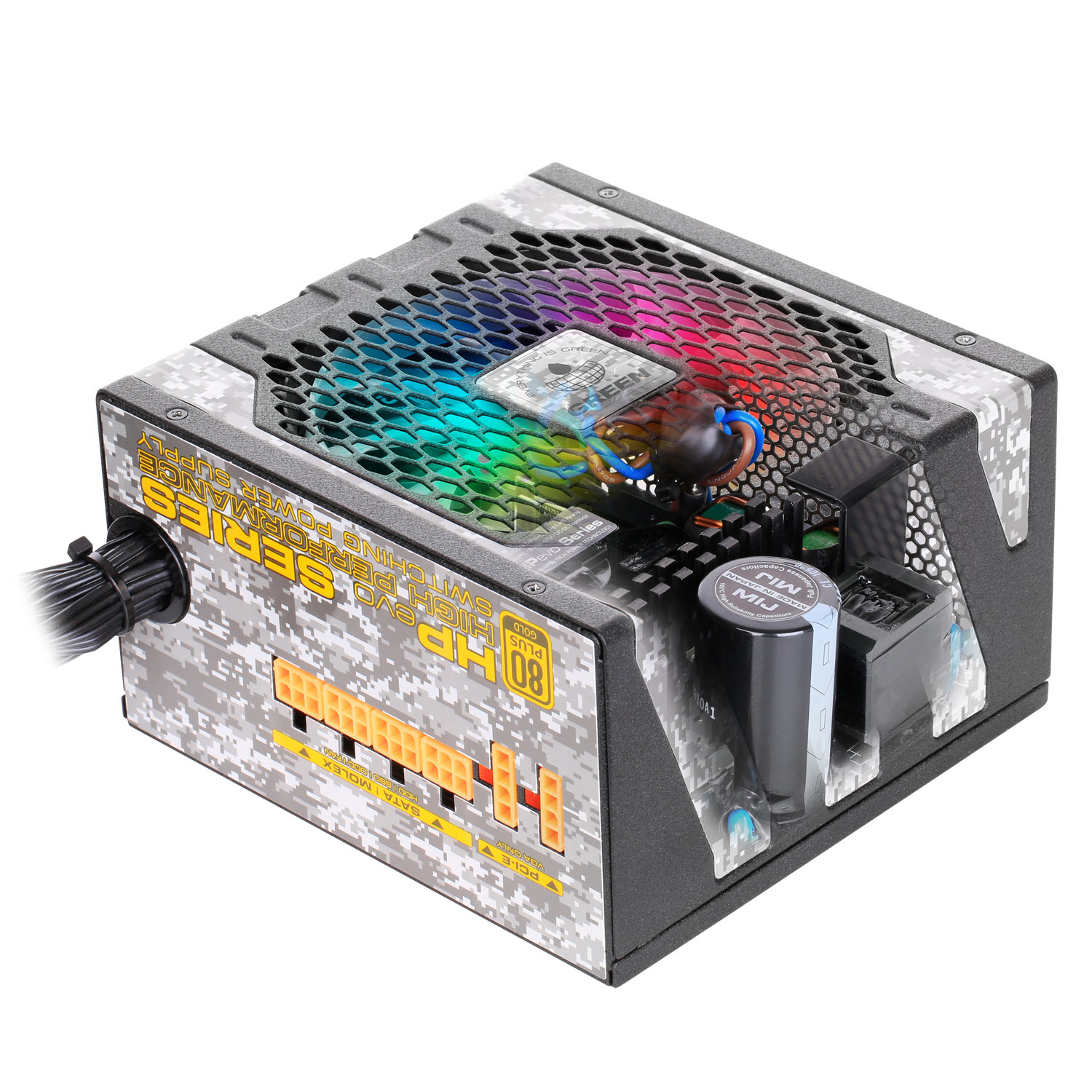 پاور پاور کامپیوتر ظرفیت 700 وات گرین مدل GP700B-HP EVO